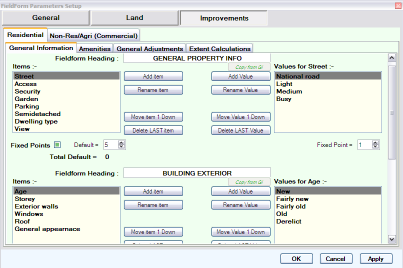 Field-form setup